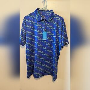 Proud Ninety 90 Shirt Polo Golf Pickball Women's XL NWT Berms With Flags UPF  30